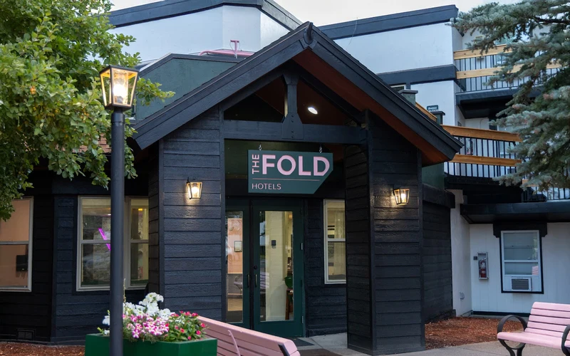 All-suite rooms at The Fold Hotels Steamboat Springs, a base for the Steamboat Springs hot springs in Colorado